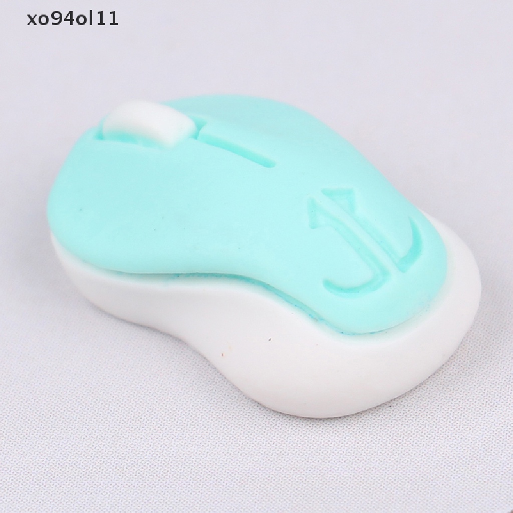 Xo 5PCS 1: 12 Simulasi Rumah Boneka Macaron Model Tikus Mini DIY Aksesoris Mainan Anak OL