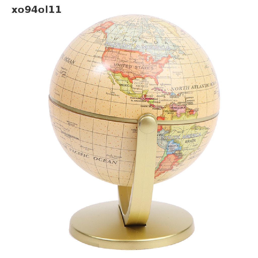 Xo 360derajat Rotag World Globe Desktop Decor Pendidikan Geografi Sekolah Supplie OL