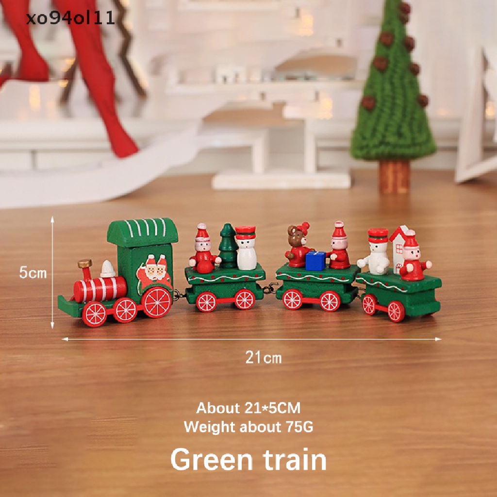 Xo Merry Christmas Train Decoration Hiasan Natal Rumah Santa Claus OL