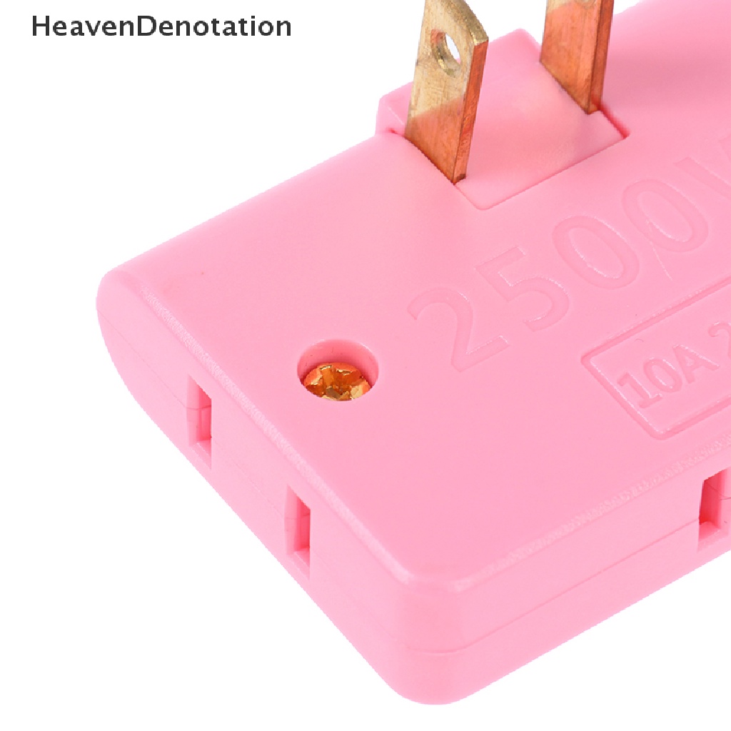 [HeavenDenotation] Konverter Stop Kontak Yang Dapat Diputar 180derajat Multi Plug Slim Wireless Outlet Adapter HDV