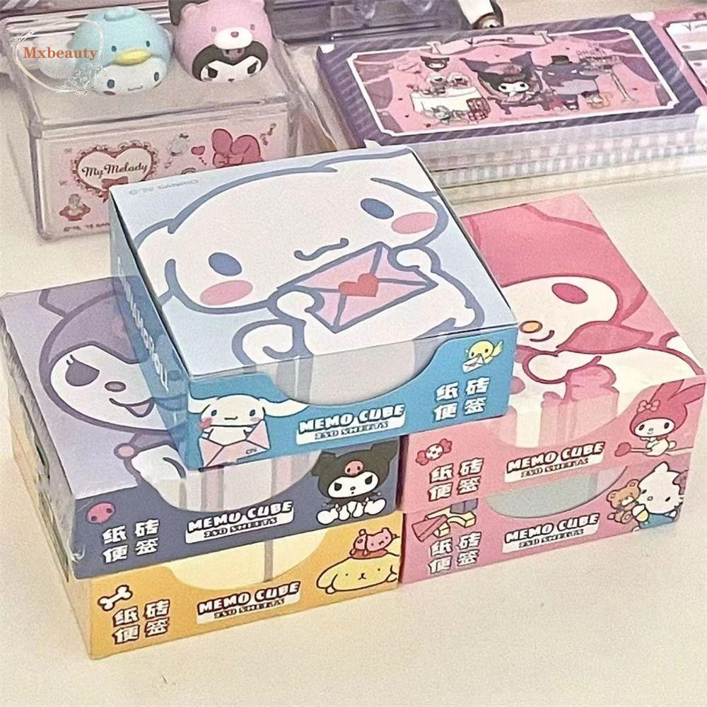 Mxbeauty Sticky Note Lucu Kreatif Pom Pom Purin Anime Melody Cinnamoroll Kertas Hias