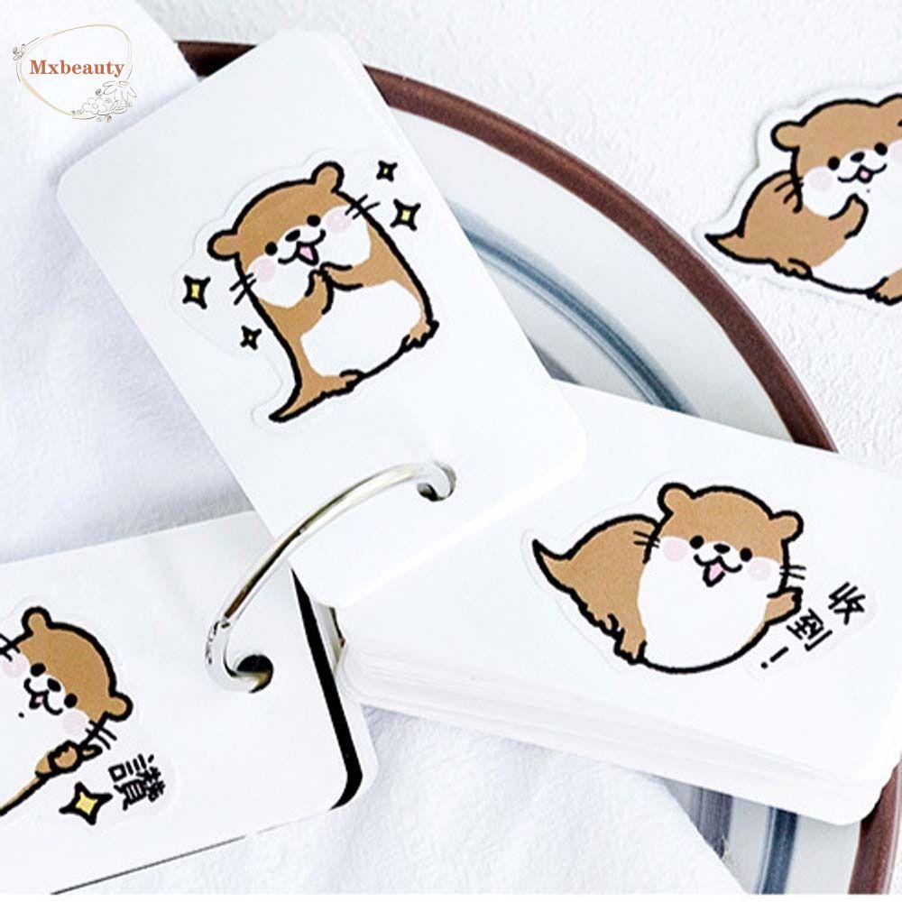 Mxbeauty Self-Adhesive Stickers Label Deco DIY Diary Alat Tulis Stiker Diary Dekorasi Sealing Stiker DIY Dekorasi Lukisan Stiker