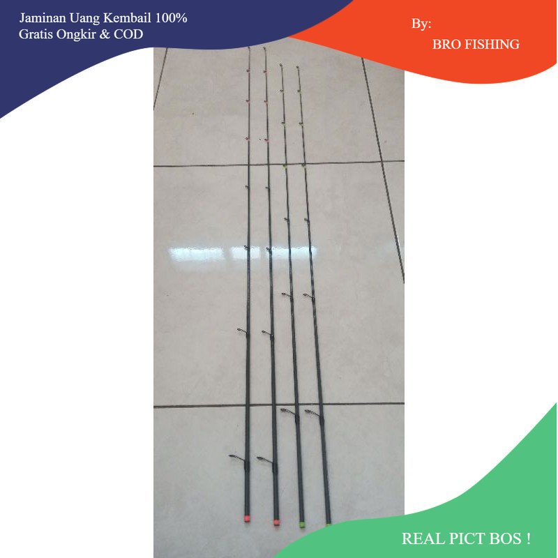 Top capung atau ujung joran Capung 702UL 662UL dan 622XUL