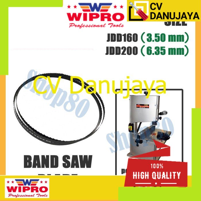 Wipro Band Saw Blade JDD160 JDD200 Mata Gergaji Mesin Pita JDD 160 200 - JDD160