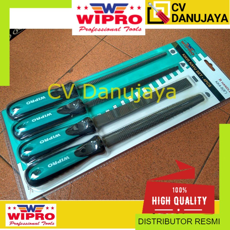 4pcs Kikir kayu set 8" ( Besar ) kikir tukang heavy duty Best Quality