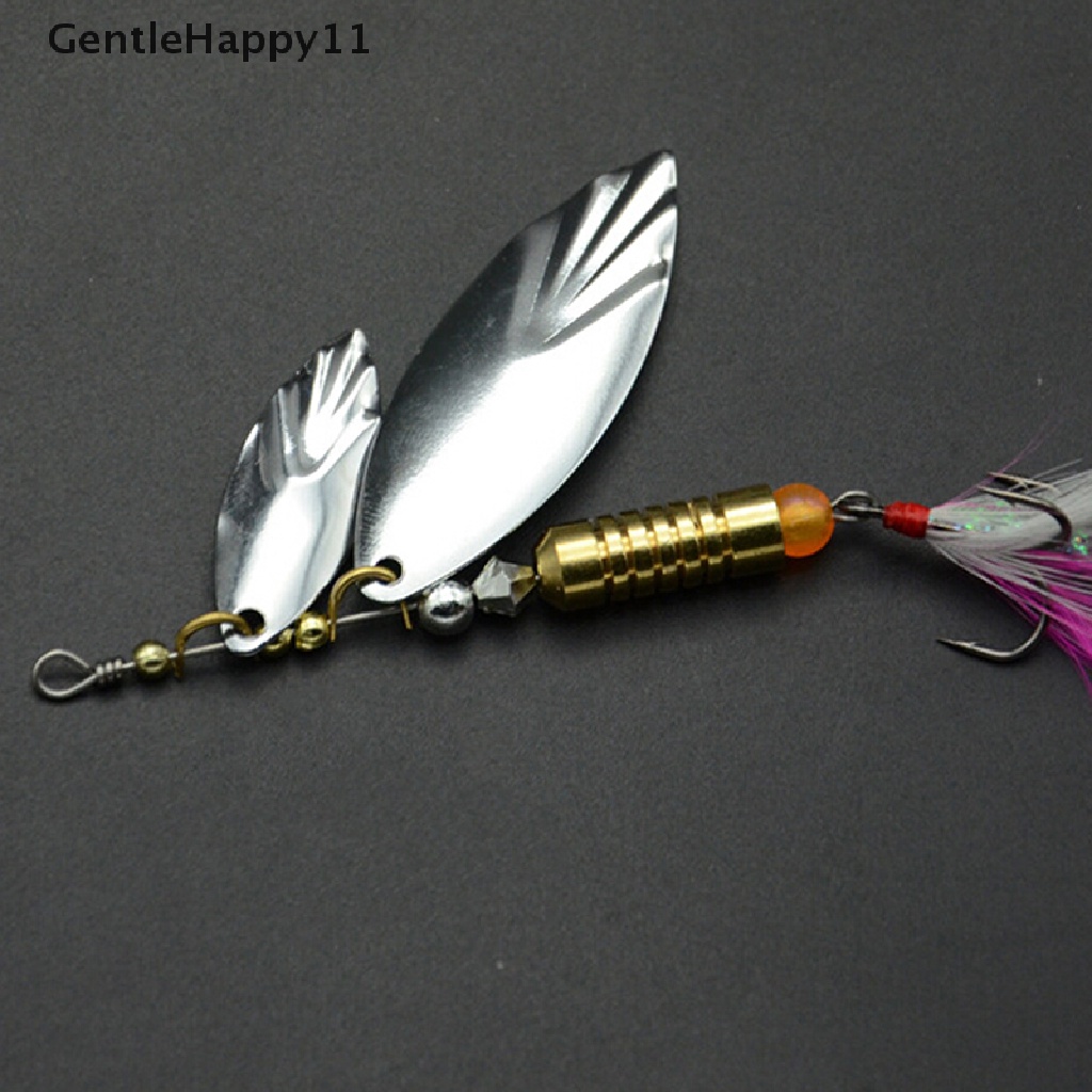 Gentlehappy 8g Fishing Lure Sendok Umpan ideal Untuk Bass Trout Bertengger pike rotag Fishing id