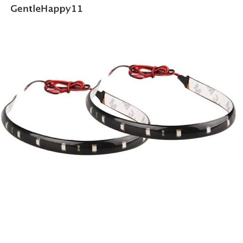 Gentlehappy Waterproof LED Car Styling flexible Lampu Mobil Lampu Lari Siang Harisoft Strip id