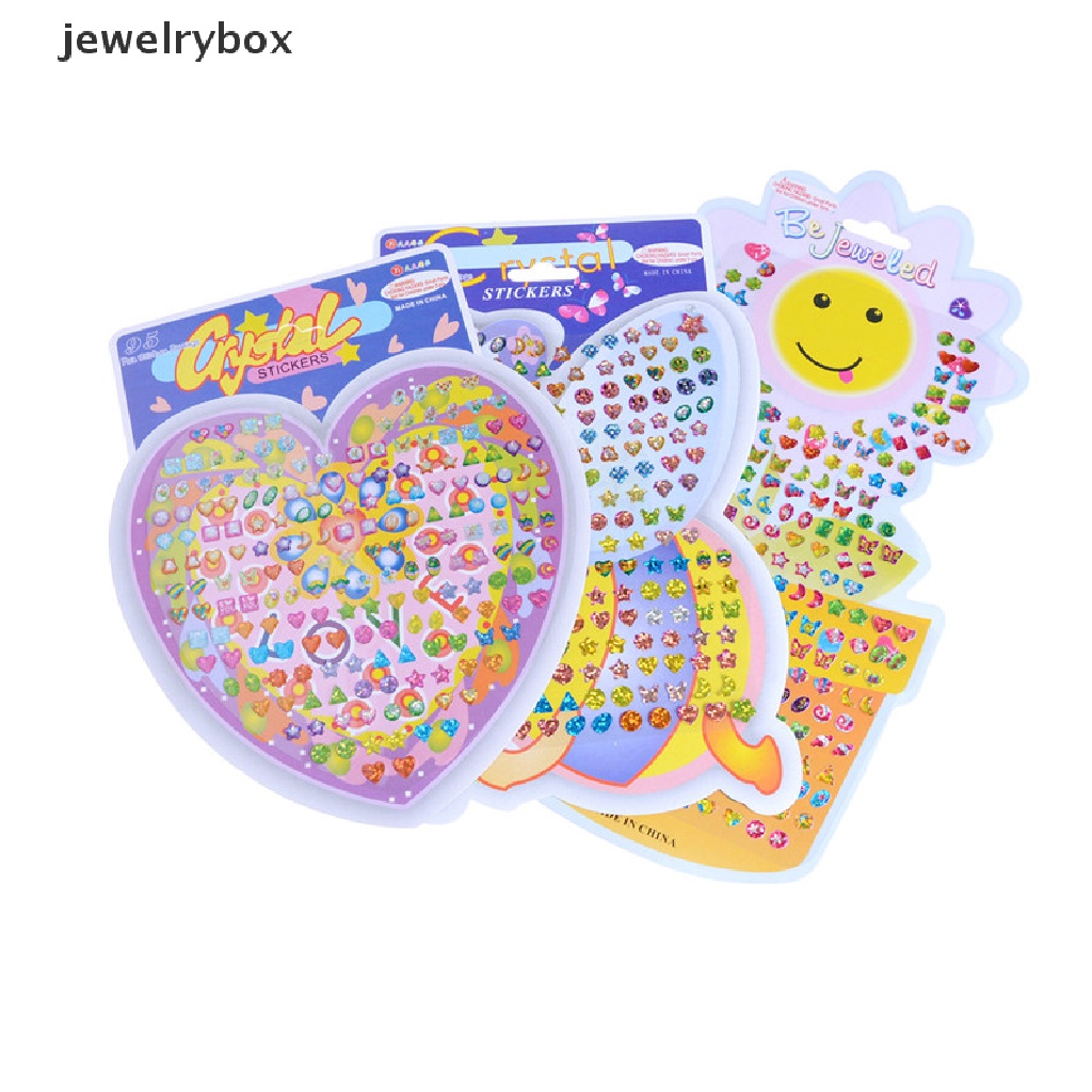 [jewelrybox] Kid Crystal Stick Anting Stiker Mainan Tubuh Tas Perhiasan Pesta Hadiah Natal Butik