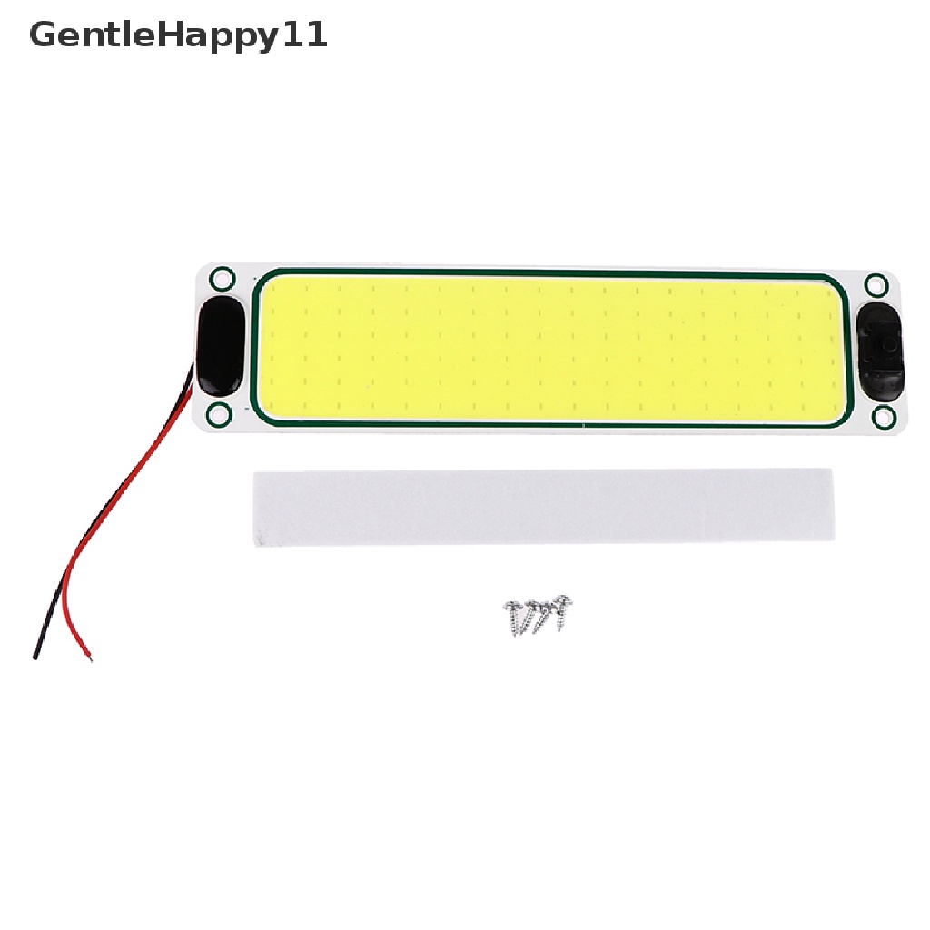 Gentlehappy 12V 24V Bohlam LED COB Strip Diode Lampu Truk Untuk Bohlam Mobil Otomatis Lampu Baca id