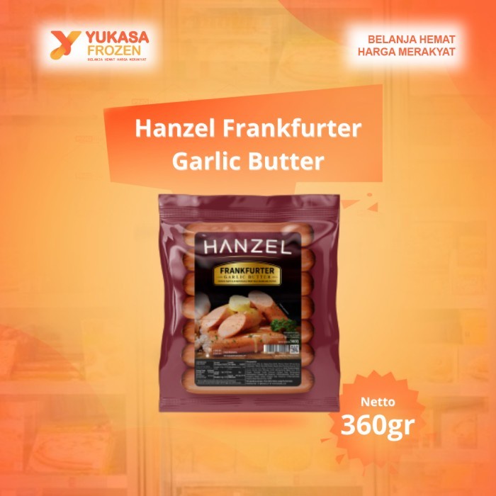 

Sosis Hanzel Frankfurter Garlic Butter 360gr