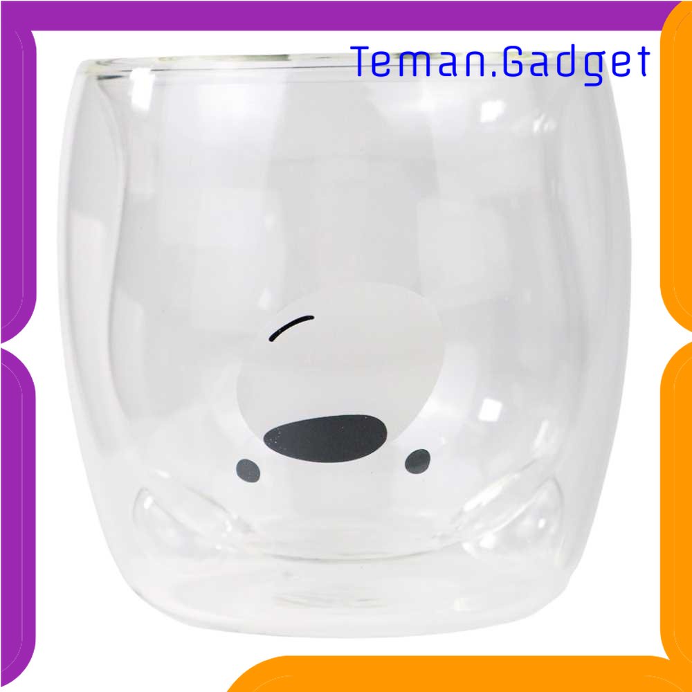 TG -  DPR SIBAOLU Gelas Mug Animal Double Wall Glass - C8784