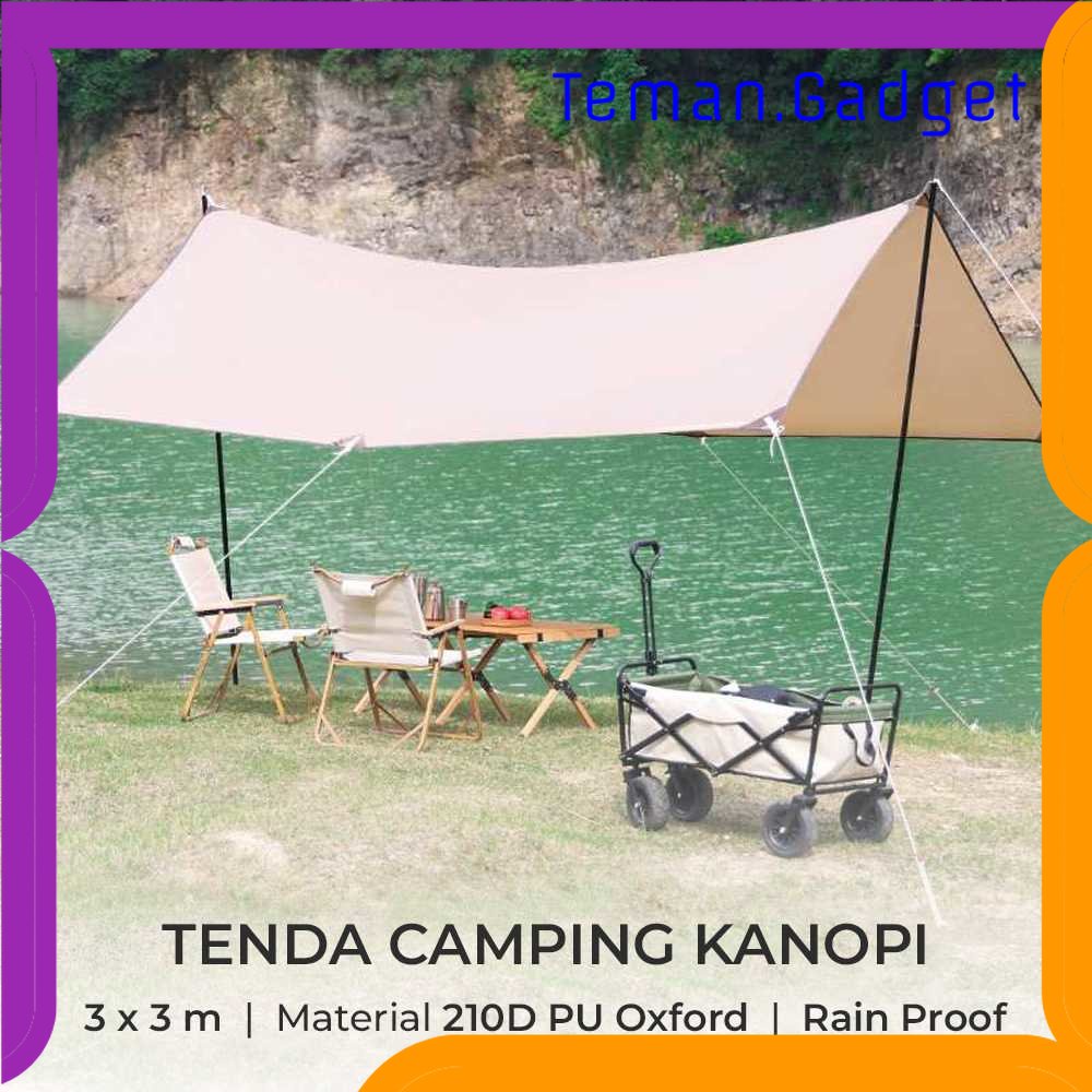 TG - OLR Buizel Tenda Camping Kanopi Flysheet Shelter Rain Proof Simple Build - B3