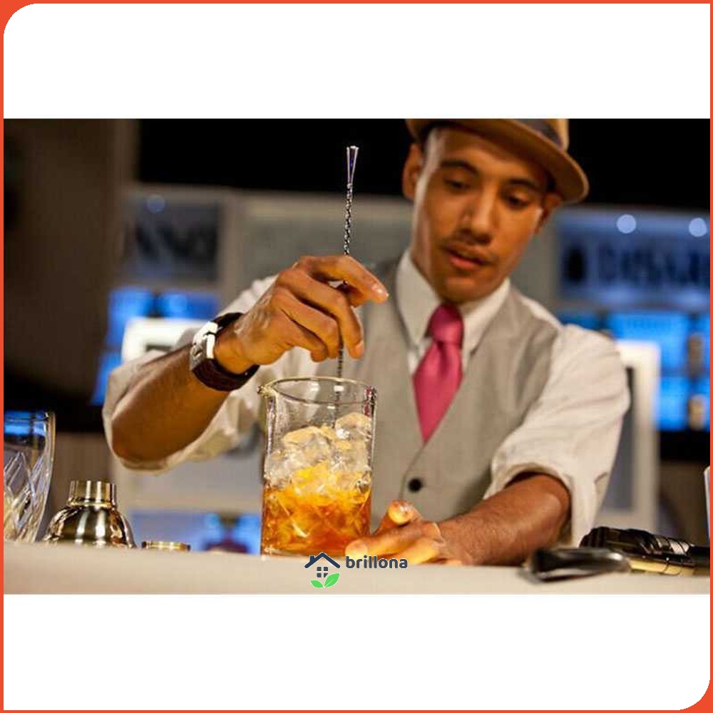 BalmyDays Sendok Aduk Bartender Cocktail Mixing Spoon 30 cm - BD16
