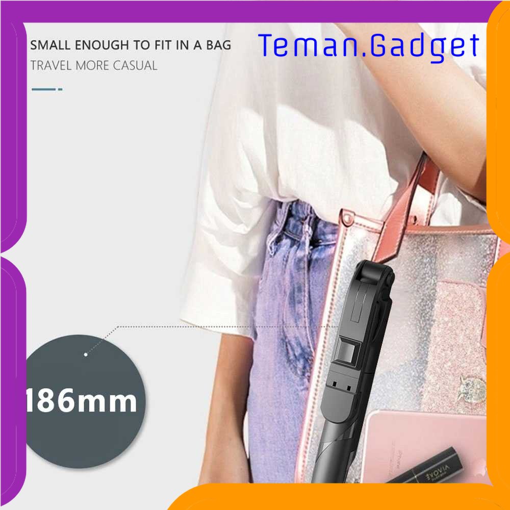 TG - KMP COOL DIER Selfie Stick Tongsis Tripod dengan Bluetooth Shutter - XT-02