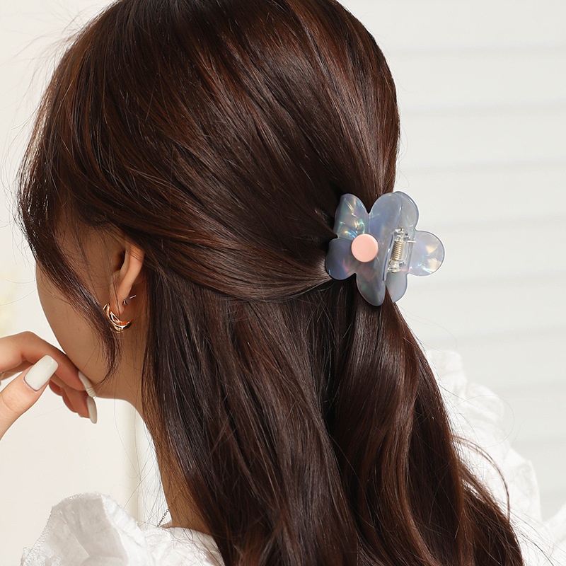 Fashion Permen Warna Jepit Rambut Gadis Asam Asetat Manis Bunga Rambut Klip Wanita Aksesoris Rambut