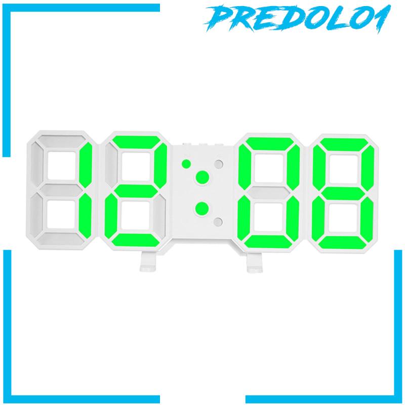 [Predolo1] Jam Elektronik Jam Digital 3D Digital Modern Untuk Kamar Mandi Kantor Kamar Tidur