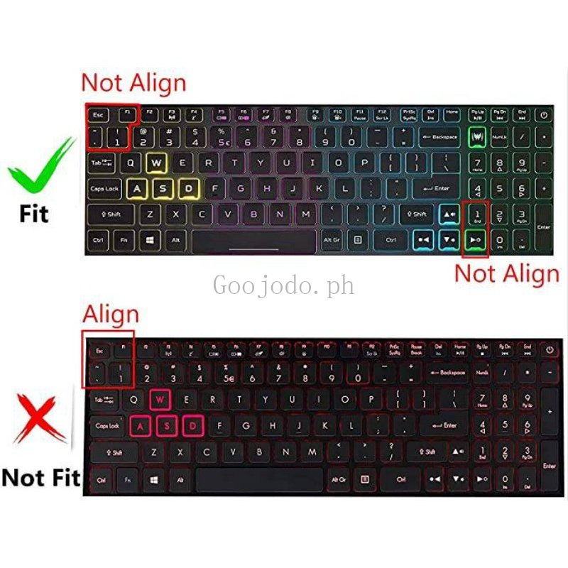 Untuk Untuk Acer Predator Triton 300pt315-53 PT315-52 PT315-51 Aspire Nitro 5 AN515-55 AN515-54 AN515-43 /44 AN517-51/52 15.6-inch Predator Gaming 2020kulit Sarung Keyboard Laptop