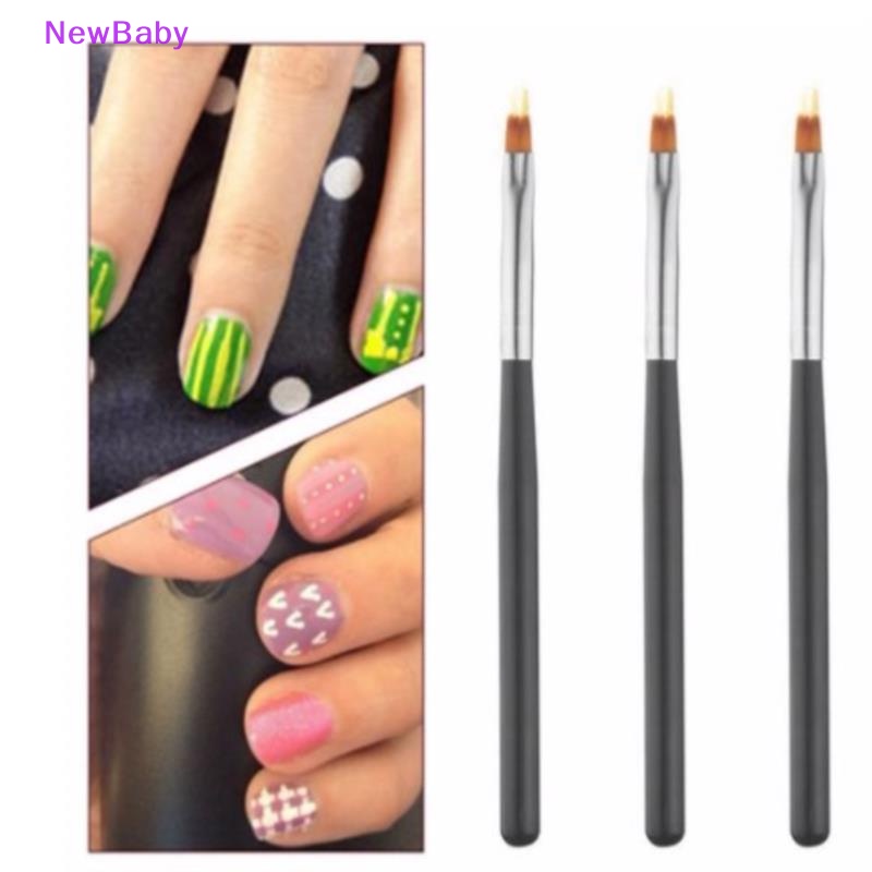 Newbaby Nail Art Gel Pen Brush Soft Nails Manicure Tools Untuk Gradient UV Gel Nail Pen ID