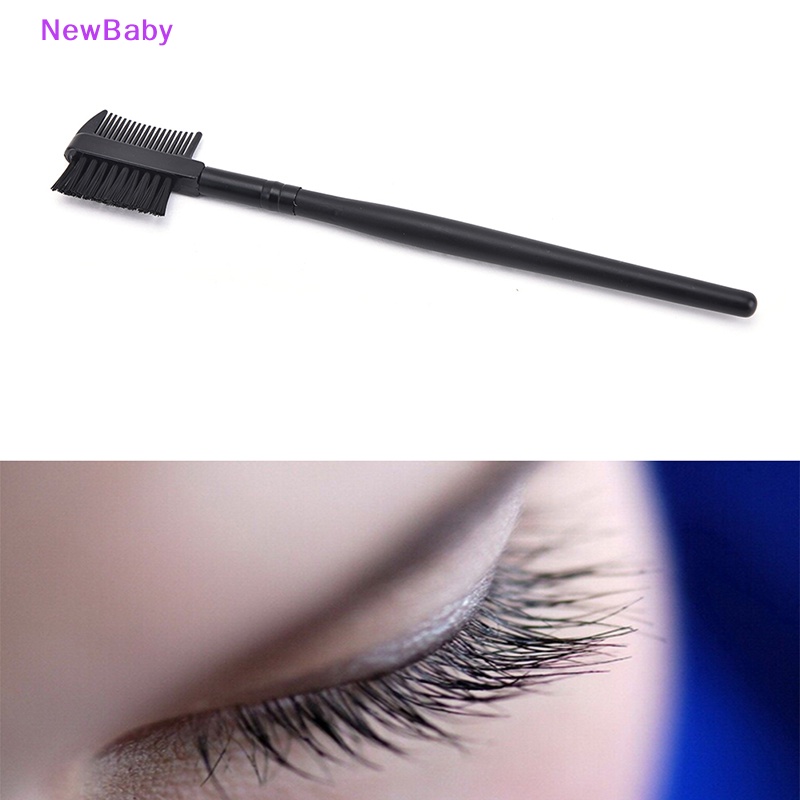 Newbaby Anak Perempuan 2in1 Alis Eyelash Dual-Comb Extension Brush Alat Makeup Kosmetik1Z ID