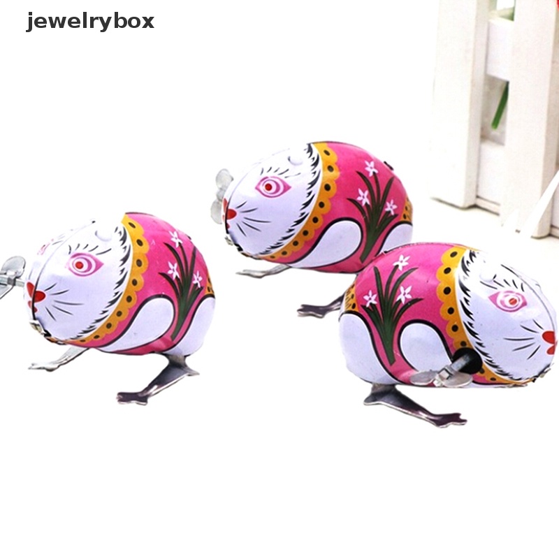 [jewelrybox] 1pc Mainan Jarum Jam Angin Lucu Melompat Kelinci Klasik Mainan Butik