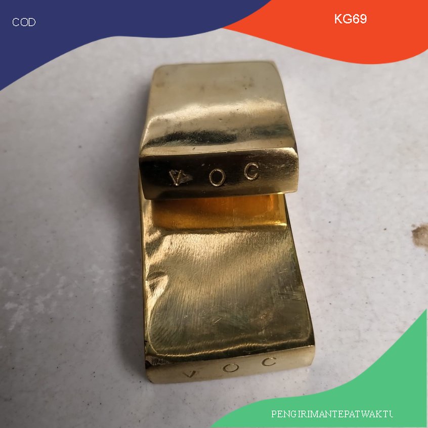 Koleksi Replika Emas Batangan VOC Mirip Dengan Aslinya