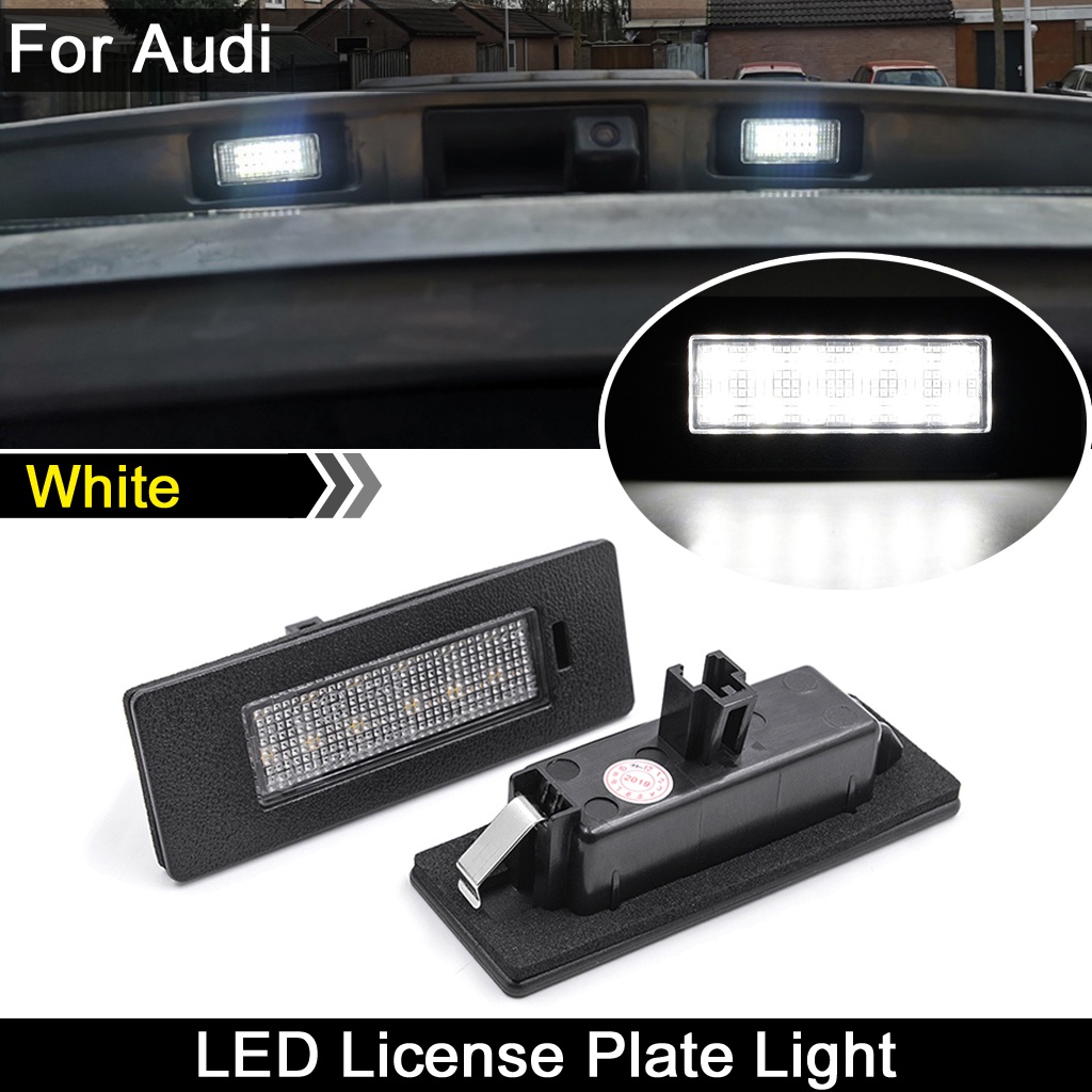 2pcs Lampu Plat Nomor Lisensi LED Untuk AUDI A5 S5 Q2 Q5 2016 2017 2018 2019