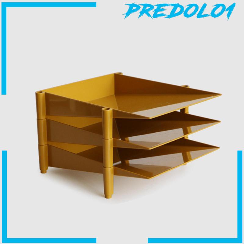 [Predolo1] Letter Tray Efisien Voucher Kotak Penyimpanan Lipat Untuk Sekolah Kelas Kerja