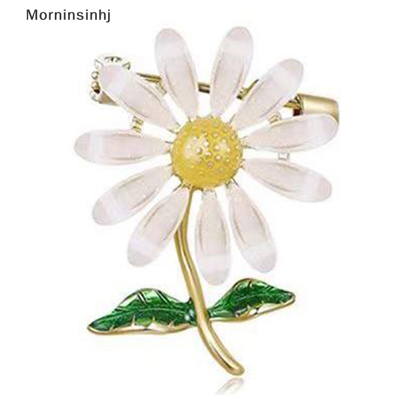 Mornin Enamel Kreatif Daisy Bros Pin Mantel Gadis Paduan Bros Pin Perhiasan Aksesoris Bros Hadiah Liburan Perhiasan id