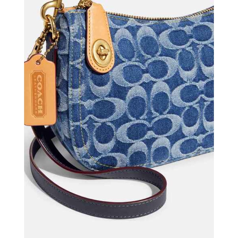 Coach Signature Denim Swinger Shoulder Bag (CA 103) new Arrival