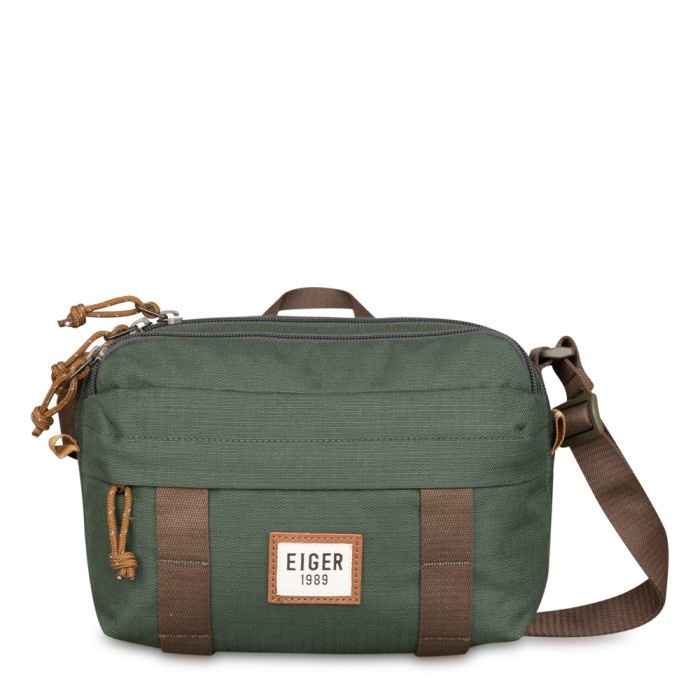 TAS SELEMPANG EIGE RR89  ORIGINAL SEAWAY POUCH LANDSCAPE - Green - Green