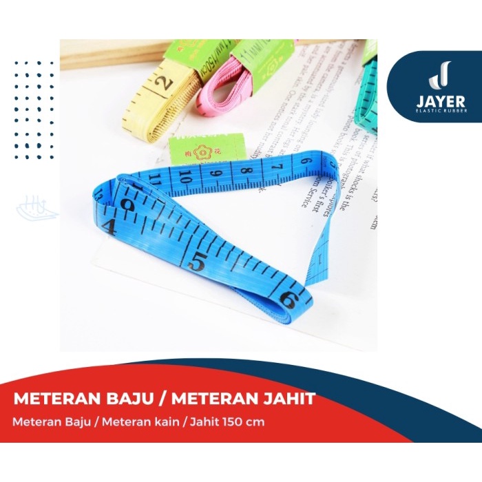 Meteran jahit 150 cm  Meteran model pita lingkar badan Multifungsi