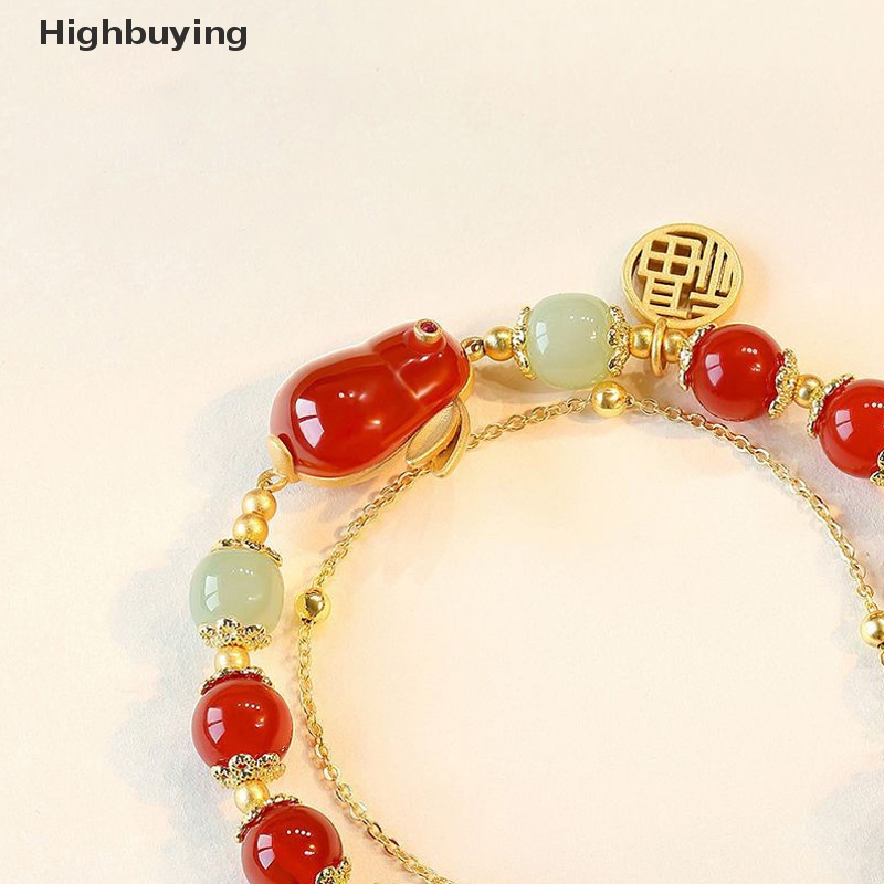 Hbid Cute Rabbit Charm Bracelets Vintage Rabbit Double Layer Bracelet Beauty Temperamen Niche Bracelets Perhiasan Untuk Wanita Hadiah Keberuntungan Glory