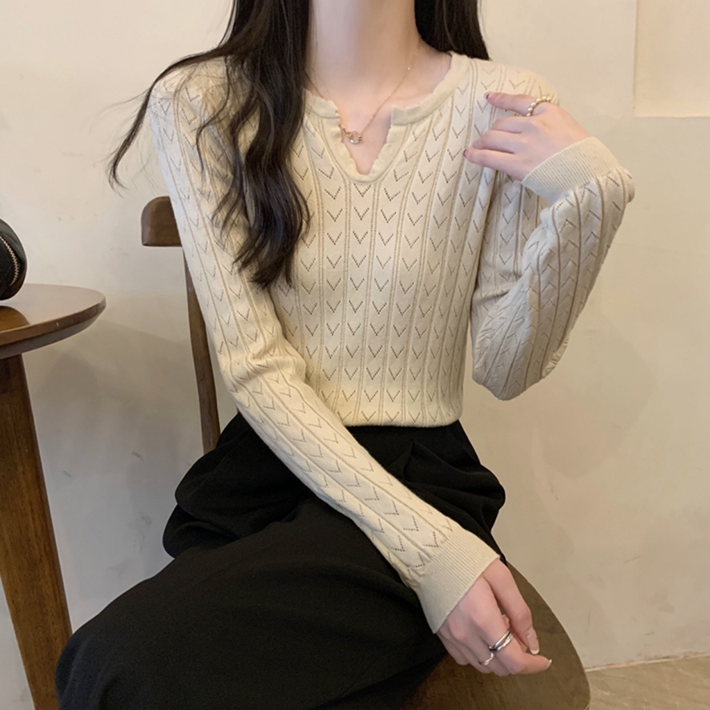 TELLY ➡️ BJ-030 Atasan Wanita Korean Style Lengan Panjang Turtleneck Rajut Import Premium | Baju Import Rajut Turtleneck Lengan Panjang