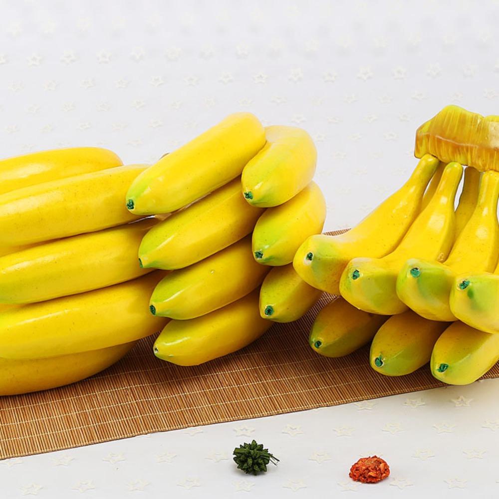 JEROMY Artificial Banana Foam Ornamen Palsu Lucu Praktis Hias Model Buah