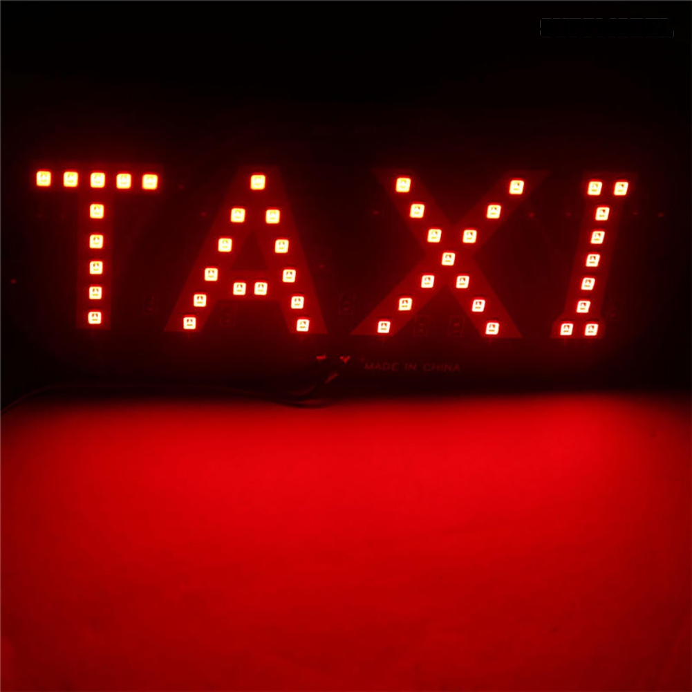 [SM Otomatis] Taksi Cab Kaca Depan Windshield Sign Lampu LED Mobil Kecerahan Tinggi Lampu Bohlam