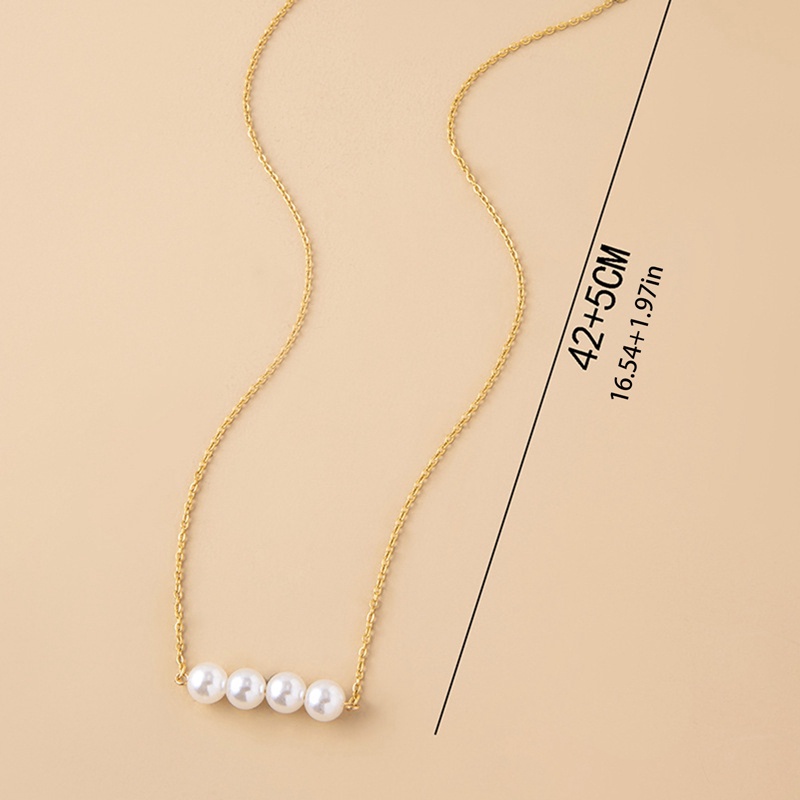 Kalung Choker Mutiara Imitasi Putih Elegan Bulat Besar Mutiara Pernikahan Bohemia Kalung Untuk Wanita Gadis Pesona Fashion Perhiasan