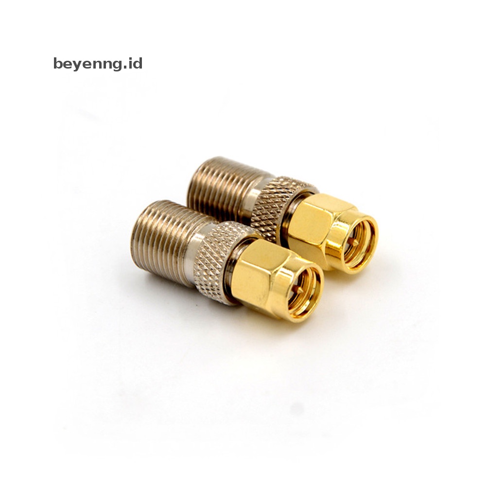 Beyen F Female Jack to SMA Male Plug Lurus RF Coax Coaxial Connector Adapter ID