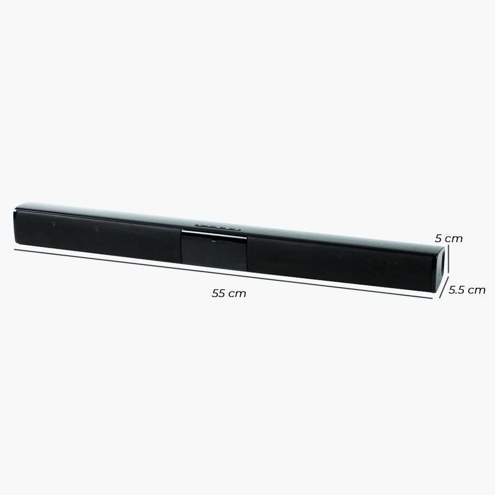 Speaker Soundbar Bluetooth Active Speaker Home Theater Subwoofer 20W BS 28B