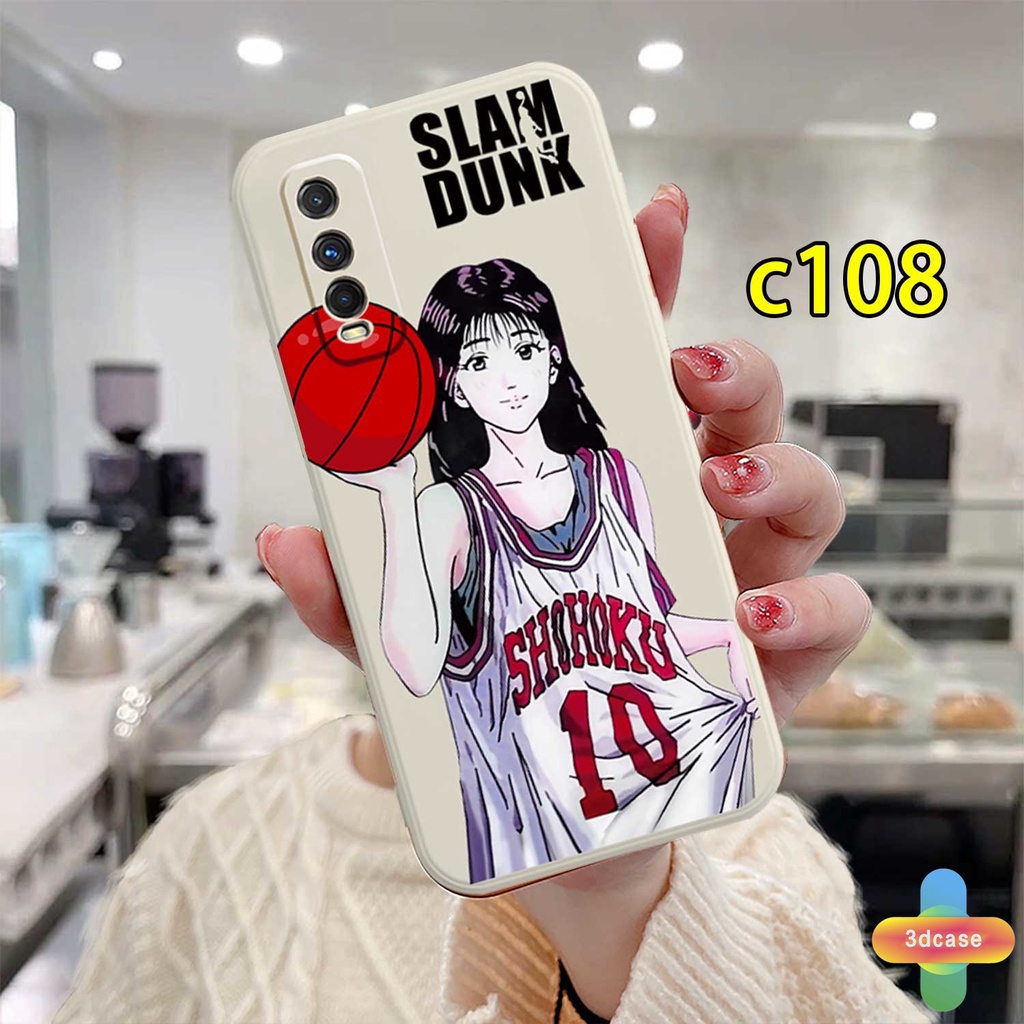 Soft Case VIVO Y12S Y12 Y20 Y15S Y91C Y21 2021 Y16 Y21A Y21T Y30 Y21S Y20S Y12i Y01 Y91 Y30i Y93 Y95 Y15 Y17 Y50 Y53S Y51 2020 Y51A Y33T Y10 Y33S Y1S Y11 Y31 Y20i Y91i Y90 Y51S Y12A Y33 Y53 Y11S Y30G Y12G Y20A Anime Slam Dunk Camera Lens Protection Case