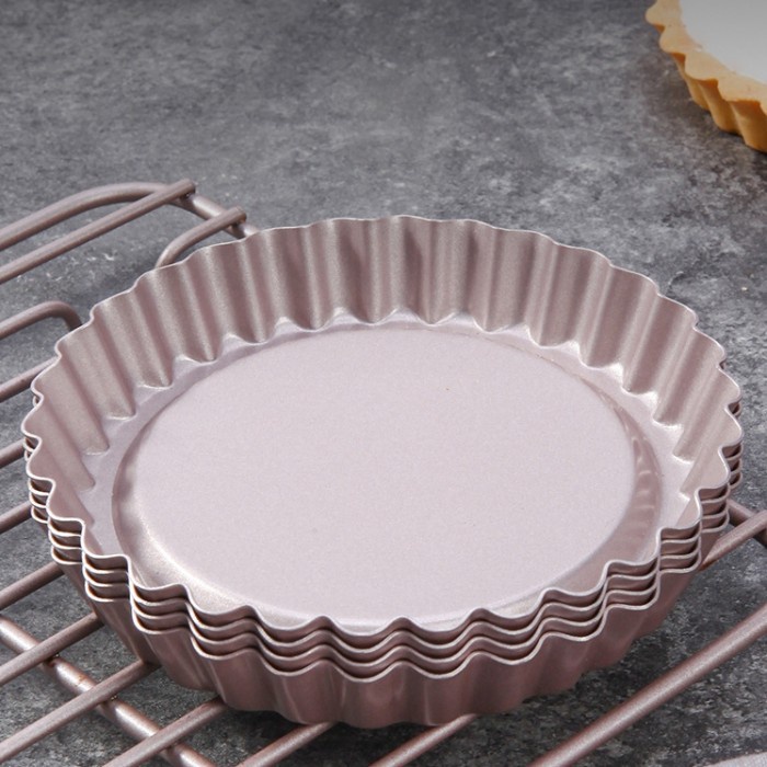 WK9915-4 Chefmade 4pcs non stick tart pan set/ loyang kue pie kecil/ loyang kue