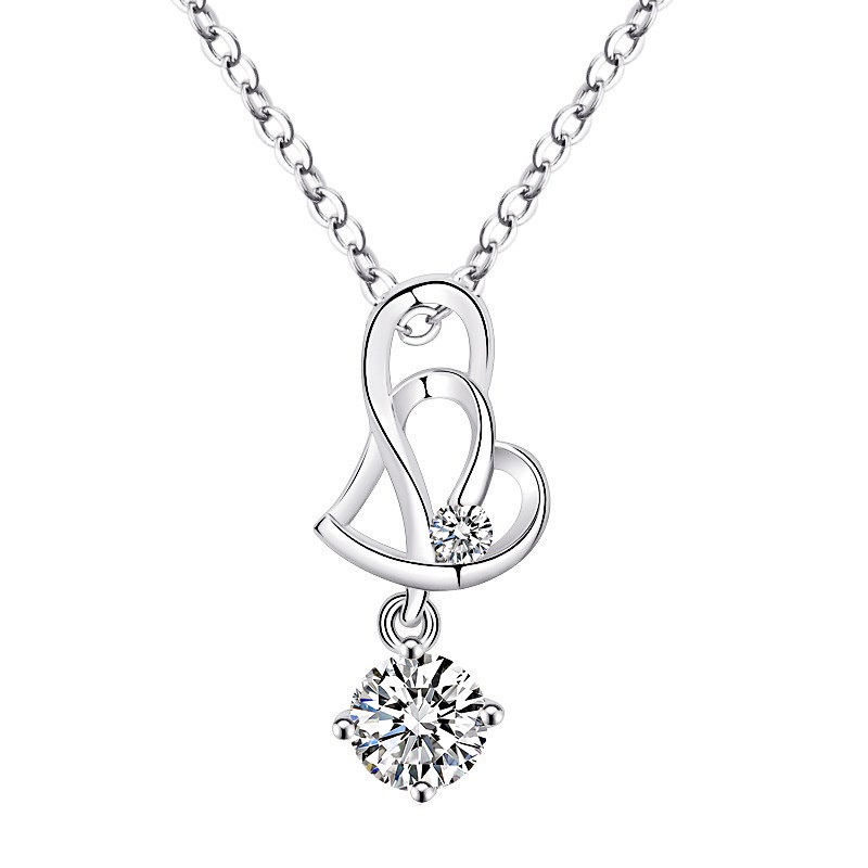 Goldkingdom Aksesoris Perhiasan Fashion Ready Stock Hati Ke Hati Merangkak Perhiasan Korea Fashion Liontin