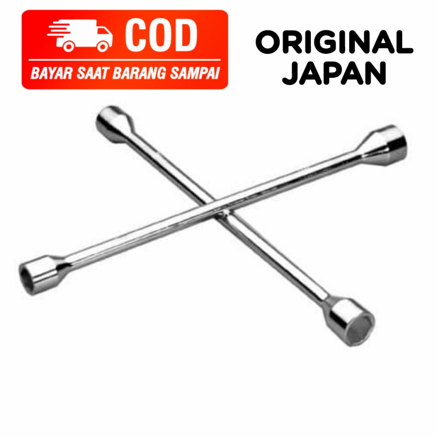 Kunci Roda Palang 17 - 19 - 21 - 23 YUKIDO JAPAN buka baut roda truk mobil bengkel tukang high quality ASIA PRATAMA