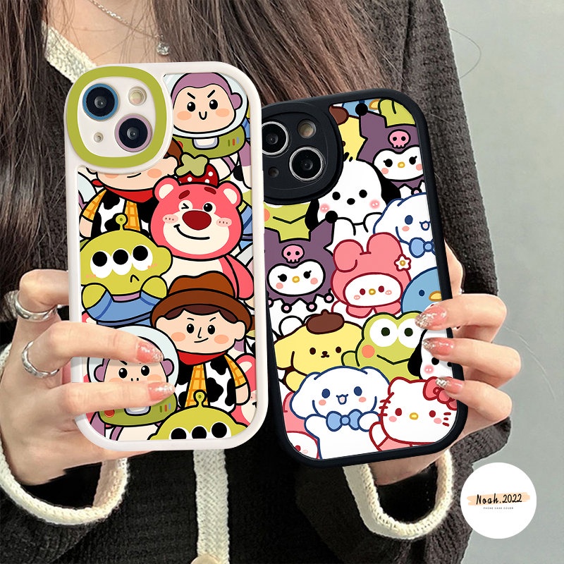 Toy Story Case Untuk VIVO Y36 Y15s Y15A Y02 Y12 Y12i Y22 Y21 Y21s Y02s Y35 Y33s Y16 Y22s Y11 Y20i Y20 Y17 Y31 Y15 Y21A Y51 V25 Y30 Y91C Kartun Hello Kitty Disney StellaLou Soft Case