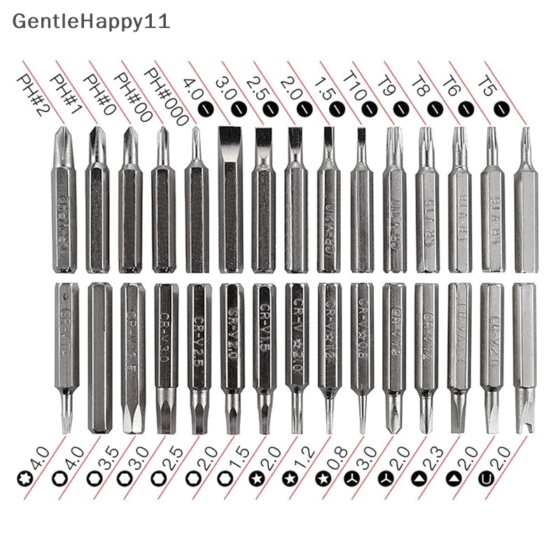 Gentlehappy Creative 32in1 Screwdriver Set Presisi Mata Obeng Magnet Mini Kit id