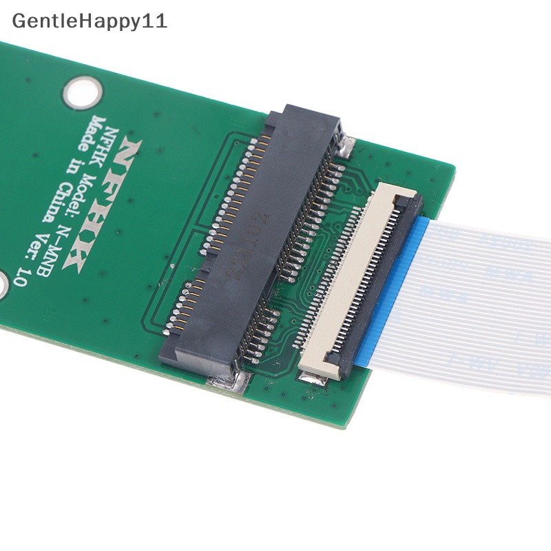 Gentlehappy Mini PCIe WiFi card to A+E E key M.2 WiFi network card adapter Kabel Ekstensi id