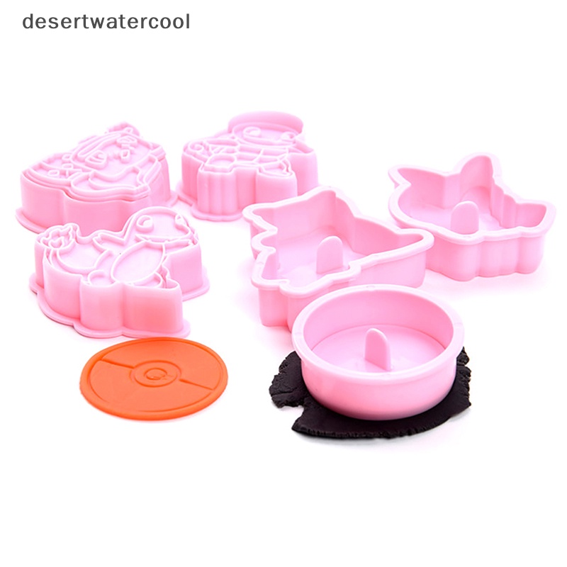 Deid 6Set Kartun elf Cookie Press Tipe Biskuit Plastik cutg die set Martijn