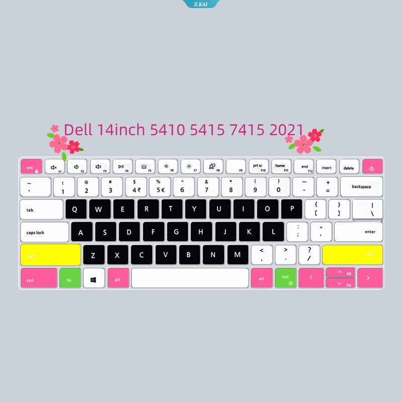 Keyboard Laptop Tahan Air High Quality TPU Film Pelindung Untuk Dell 14inch 54105415 7415 2021 Keyboard Silikon Pelindung Kulit Debu Cover [ZK]