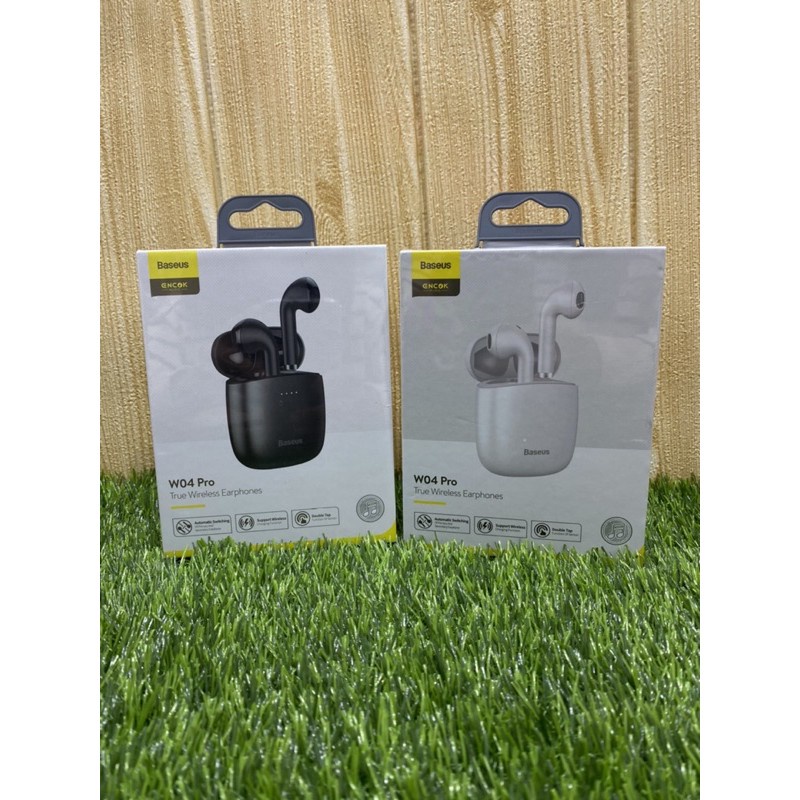 BASEUS W04 EARPHONE TWS TRUE WIRELESS BLUETOOTH 5.0 ORIGINAL