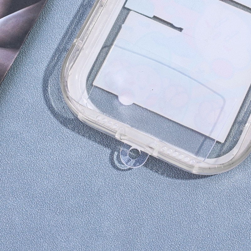 Pad Transparan Anti Hilang Patch Kabel Telepon Dilepas/Gesper Yang Dapat Disesuaikan Ponsel Lanyard Kartu Klip Gantung Leher Gaya Cord Tabs