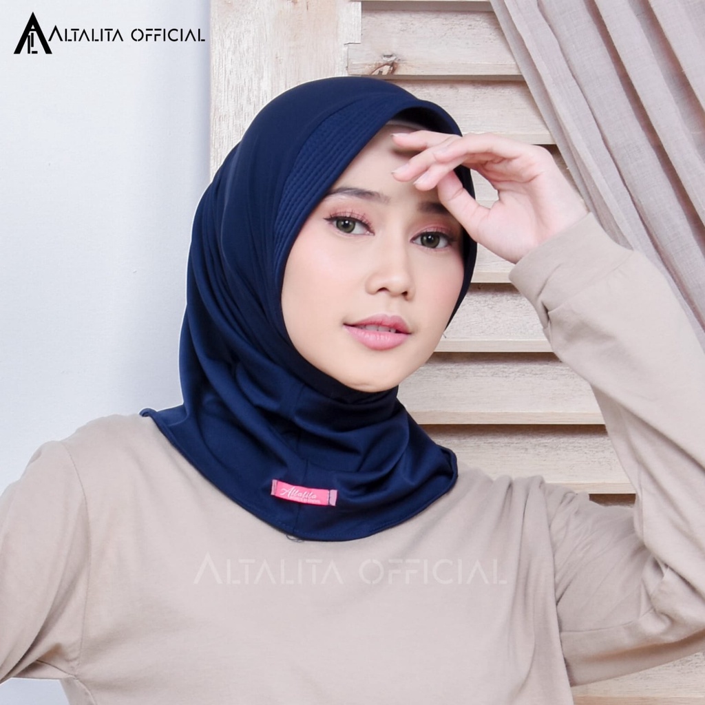 Altalita - Hijab Instant Nadira Sport Kerudung Instan Sporty Jersey Spandek Premium pet Antem Olahraga Volly Senam High Quality